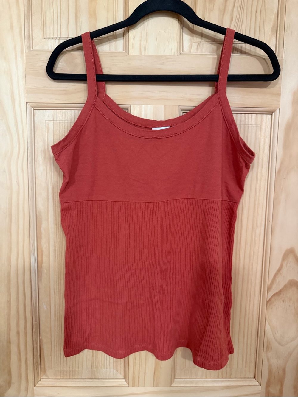 Cato Rust Red Ribbed Tank Top